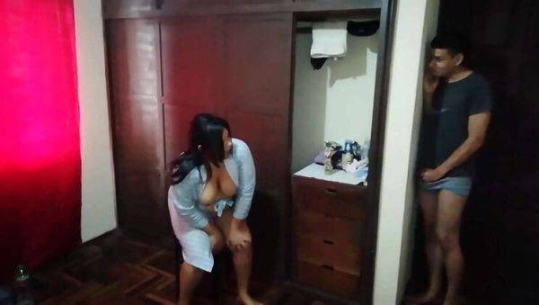 Play the complete video : Step Sister Caught Masturbating - Hardcore Anal & Deepthroat Fuck with Big Tits Latina