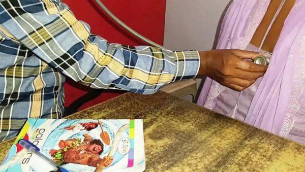 Stream this complete video of : Hot Indian Doctor Fucks Patient with Big Natural Tits - Desi Sex