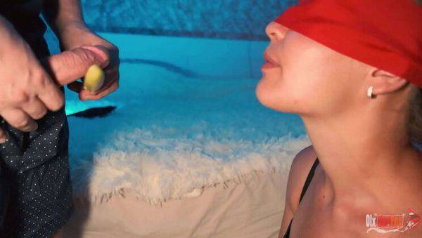 Watch the full movie called : Naughty Stepmom Tricked Into Tasting Step Son's Cock - Guess The Flavor Game!