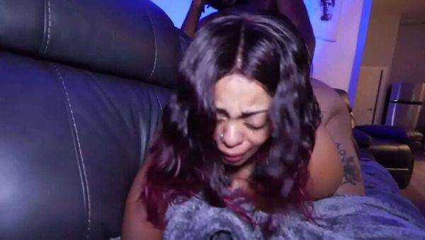 Watch this HD clip named : Big 11 Inch BBC Stretches Tight Ass in Doggystyle - Elijah Woodz & Mayalewinsky