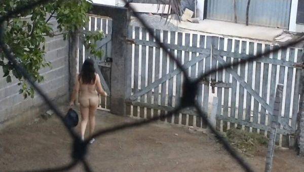 Watch complete movie called : Hot Brazilian Wife Gets Naked Outside - Amateur Flashing & Dirty Talk