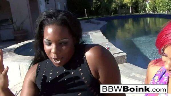 Play this hardcore clip titled : Big Butt Babes Pinky & Crystal in Hot Threesome - Blowjob & Hardcore Action