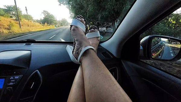 View this full scene titled : Step Mom Fucks in Car on Way to Work - Horny Mature MILF in Heels & Sexy Legs