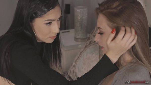 Enjoy watching this uncut video called : Hot Lesbian Roommates Judy Jolie & Kyler Quinn - Seduction, Pussy Eating & Ass Licking