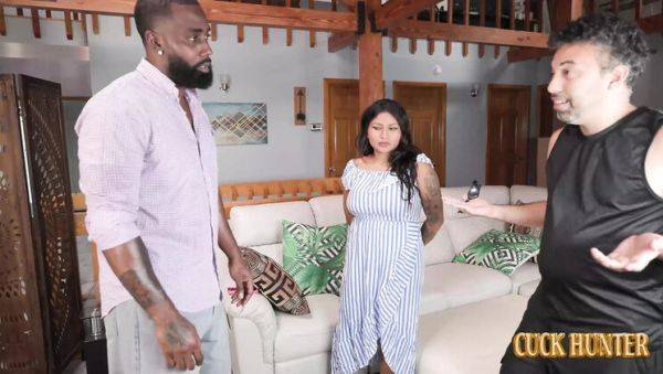 Stream the uncensored clip titled : Desperate Wife Mayalynn Takes Huge Black Cock for Debt Relief - Hardcore Interracial Fuck