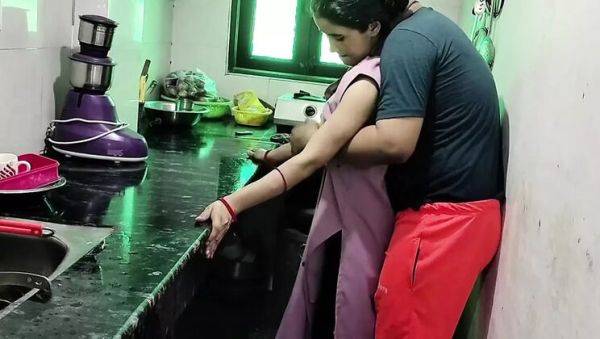 Play the complete clip of : Desi Muslim Maid Fucked Hard in Kitchen - Rough Doggy Style Sex