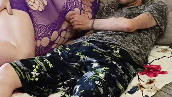 Enjoy watching HD video titled : Hot BBW stepmom can't stop sucking cock and swallowing cum