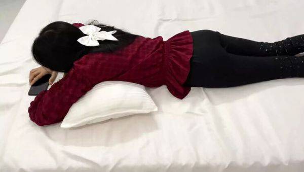 View the uncensored scene named : Desi Stepsister First Time Hardcore Fuck - Big Cock Rough Sex - Full Hindi Story XXX