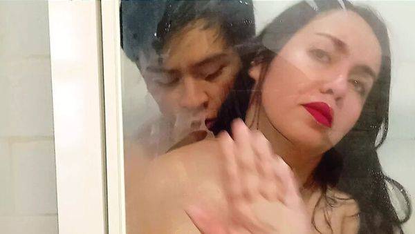 Watch this HD movie : BBW Stepmom Kelly Shocked by Step Son in Shower - Hot Taboo Fuck