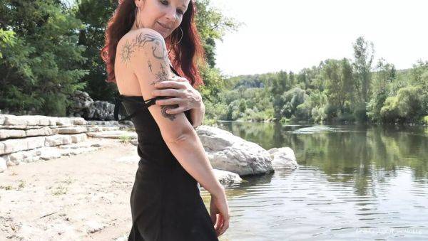 View this uncensored scene titled : Redhead MILF Lucyolle Fucks on Beach - Outdoor Public Sex & Orgasm