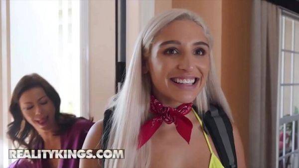 Enjoy watching this complete video titled : Hot MILF Alexis Fawx Shares Hubby with Thicc Latina Abella Danger - Reality Kings Threesome