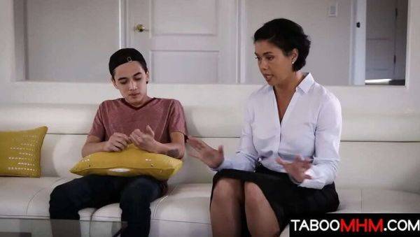 Enjoy watching this complete scene titled : Hot MILF Dana Vespoli gets fucked hard by stepson Juan El Caballo Loco