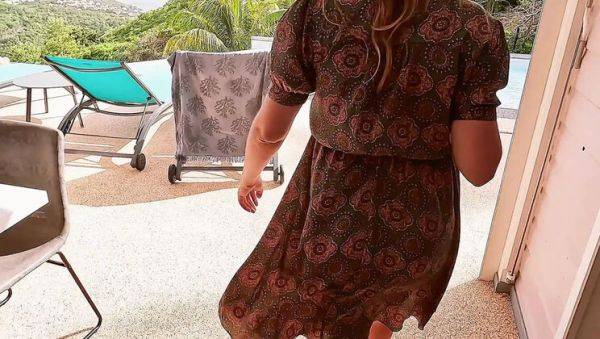 Enjoy watching this HD scene : Hot Latina MILF Fucks Pool Cleaner in Outdoor Doggy Style - HD Homemade