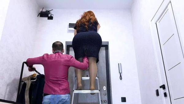 Watch this uncensored movie called : Hot MILF Professor Takes Hard Cock in Anal & Blowjob