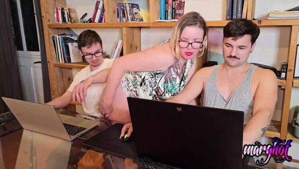 Stream the hardcore clip named : Hot Stepmom Distracts Gamer Playing Fortnite - Blowjob & Fingering Fun