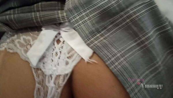 Watch this uncensored video : Teen Schoolgirl in Skirt Fucked Hard After Class - Real Homemade Uniform Sex