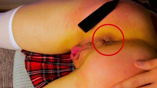 Enjoy watching the full scene : Naughty Schoolgirl Mia Gets Painful Pussy Spanking - Big Lips & Tight Hole Punished Hard