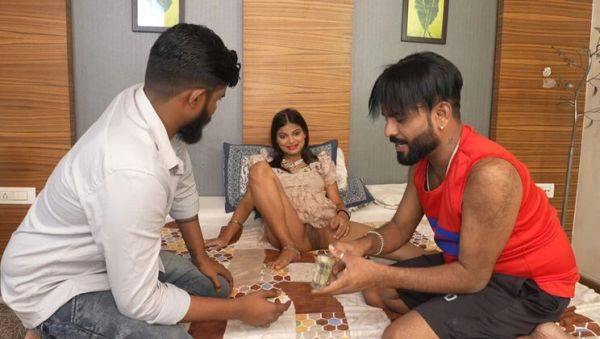 View this hardcore video titled : Desi Indian Wife Fucked Hard for Money - Full Night Sex with 8 Inch Cock - Creampie, Doggy & Cowgirl