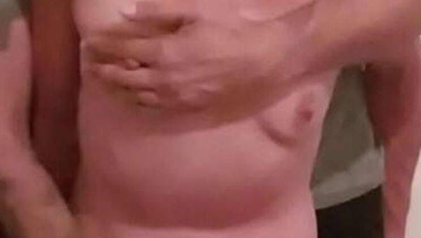 Stream the full video : MILF in Collar Rides Leg Till She Cums - Amateur Fingering Orgasm