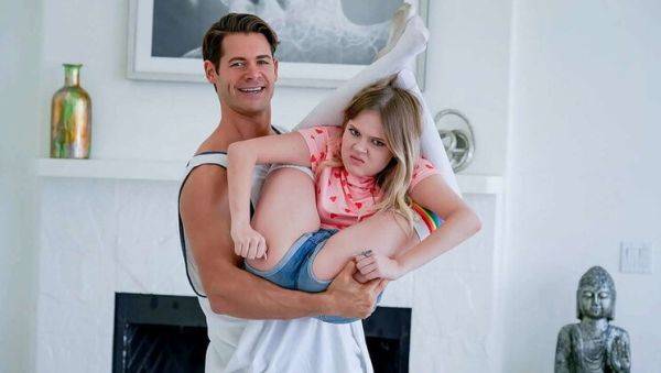 View the uncut clip called : Naughty Tiny Stepsis Sucks Big Dick and Gets Creampie - Stepbro Fucks Petite Teen