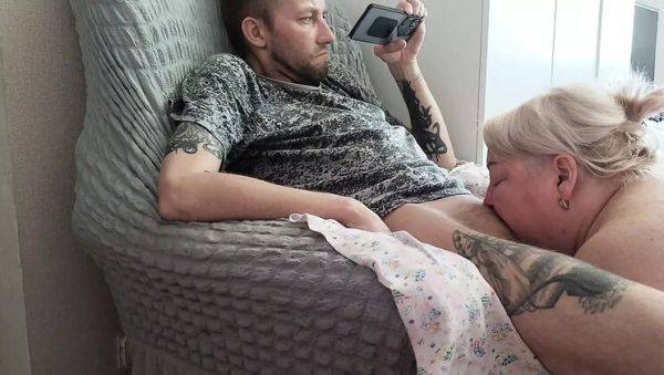 Enjoy watching hardcore scene of : Hot Russian MILF Friend Gives Me a Deep Throat Blowjob and Handjob Cumshot