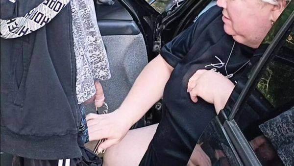 Play this full scene called : Hot Russian MILF sucks dick in park car - deep throat & cum swallow