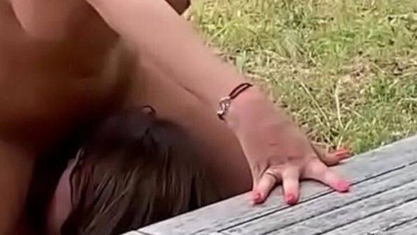 Play the HD clip : Hot Outdoor Threesome with Anissa Kate & Megane Lopez - Blowjob, Cowgirl & Doggy Fun