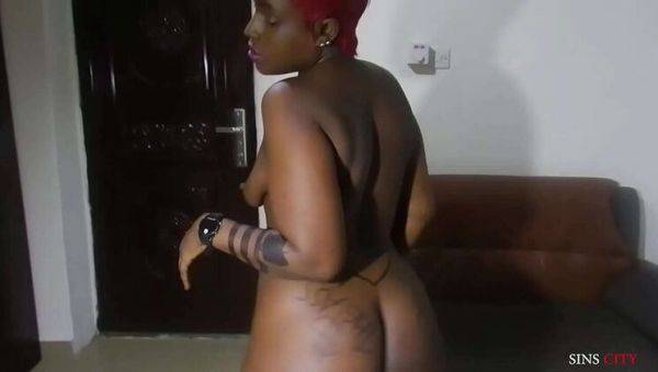 Watch this full scene : Home Alone With My Step Sister's Boyfriend - Big Black Cock Fucks Me Hard