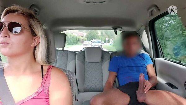 Enjoy watching full movie of : Shocked MILF in Fake Taxi - Stranger Pulls Out Big Cock for Public Handjob!
