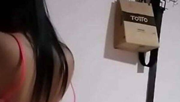 Watch the HD movie named : Colombian Pornstar Estefani Gets Caught & Fucked Hard - Creampie Finish!