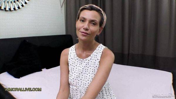 View this hardcore scene called : Petite Busty Stepmom Fucks Her Big Cock Son in Roman Style - Hot Taboo Anal