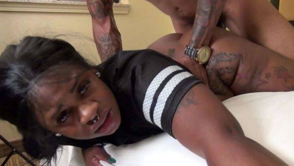 Enjoy watching this uncut scene named : Big Booty Vicious Meme Takes BBC Deep in Hotel Room