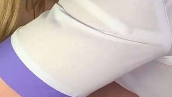 Play full movie of : Blonde SugarNadya Shaves Client Then Fucks Hard - Hot Wax Sex