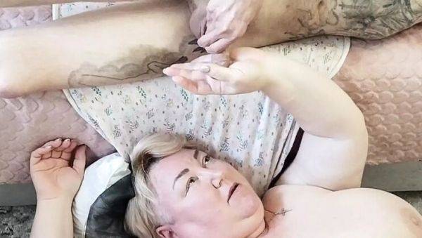 Watch this uncensored video titled : StepMom Swallows My Cum - Russian MILF Mouth Action
