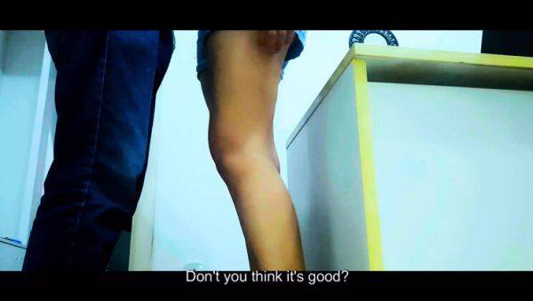 View the complete clip named : Boss Fucks His Hot Secretary in the Office - Big Ass MILF Takes Cum in Mouth