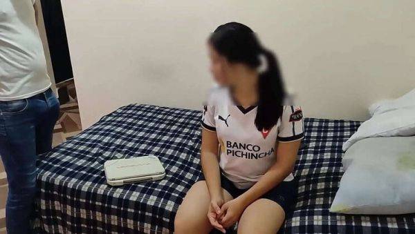 Stream the complete movie titled : Hot Latina Teen Mery513 Caught Masturbating - I Fuck Her Tight Pussy Fast Before We Get Caught!