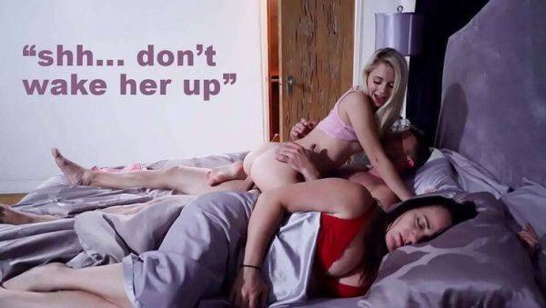 Play this complete scene of : Filthy Family Orgy - Lexi Luna, Kenzie Reeves & Rachael Cavalli in Stepmom Gangbang