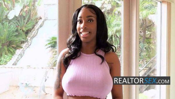 Watch hardcore clip called : Busty Ebony StepSis Shakes Her Big Tits & Gets Creampied - Jaymee Green, Cupids Eden