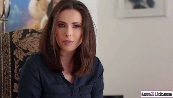 Stream this hardcore clip titled : Lesbian psychologist fists petite brunette babe Casey Calvert deep in anal