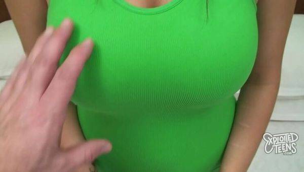 Enjoy watching this hardcore movie called : Busty Redhead Teen Jessica Robbin Rides Huge Cock - Big Natural Tits POV