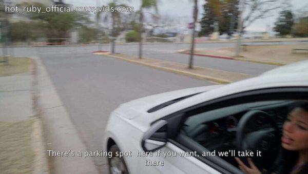 Stream this uncensored video titled : Hot Latina Ruby Fucks Fan in Public - Doggystyle & Cowgirl Action