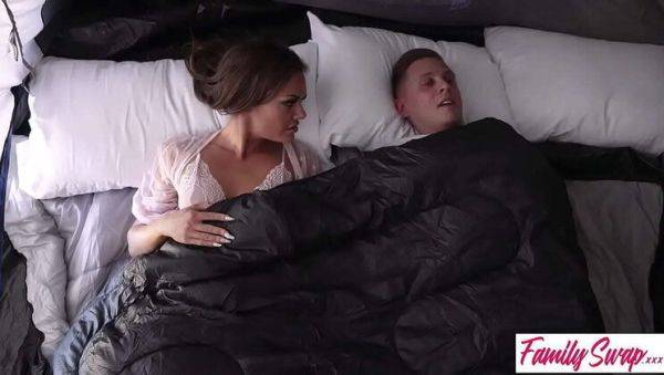 Stream the uncensored clip called : Step Family Swap - Aila Donovan & Andi Rose Give Hot Blowjobs and Creampies