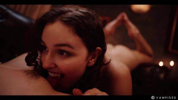 Enjoy watching full movie : Japanese Asian Vampire Sex - Big Tits Babe Rikako Preyed By Nerdy Leana & Turned Into Lesbian Demon With Leana Lovings And Rikako Katayama