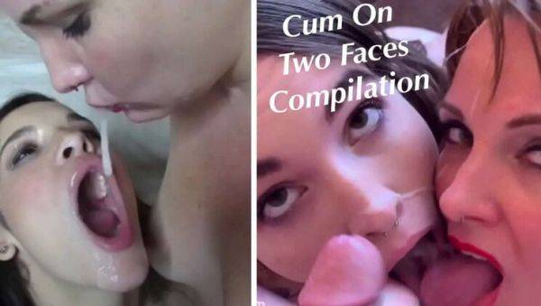 View this uncut scene : Amateur Facial Compilation: Two Girls Suck, Swap & Swallow Cum