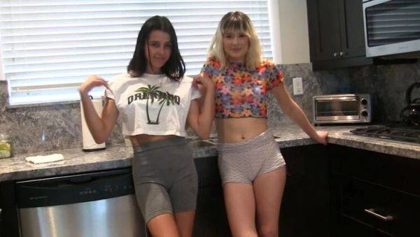 Enjoy watching full movie titled : Kylie Rocket and Jessie Strip Pop A Shot Game - Hot Blowjob and Pussy Eating Challenge