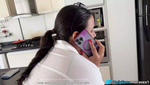 Stream hardcore video named : Latina Boss With Big Ass Gives Employee A Raise By Sucking His Cock - MaRaSexx