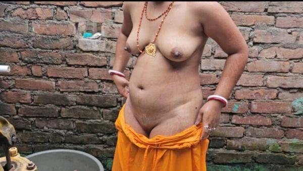 Stream the complete clip called : Amateur Indian Housewife Cheating in Morning Shower - Sneaky Bathroom Sex with Real Desi Couple