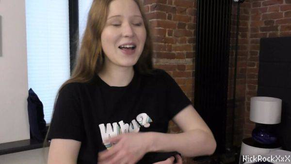 Watch this uncensored movie titled : Redhead Village Milkmaid First Homemade POV - Hardcore Fucking & Huge Cumshot on Belly