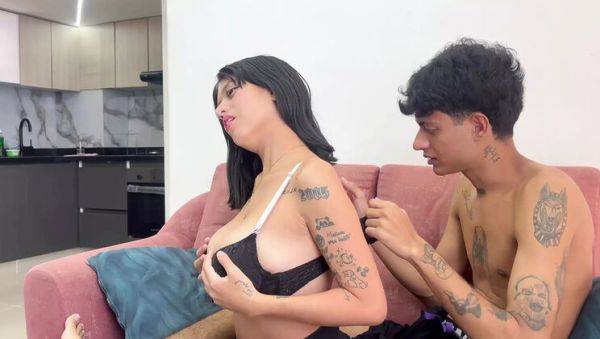 Enjoy watching hardcore clip : Horny Latina Gabriela Wish Drops Clothes for Hard Fucking and Cum