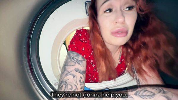 Play the HD clip named : Stepmom Stuck in Washer Gets Fucked Hard by Step Son - Hot Creampie Finish